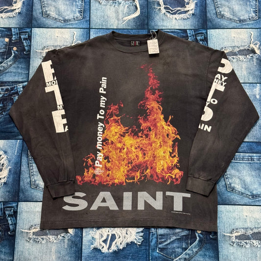 Saint Mxxxxx “Pay Money To My Pain” Long Sleeve T-Shirt