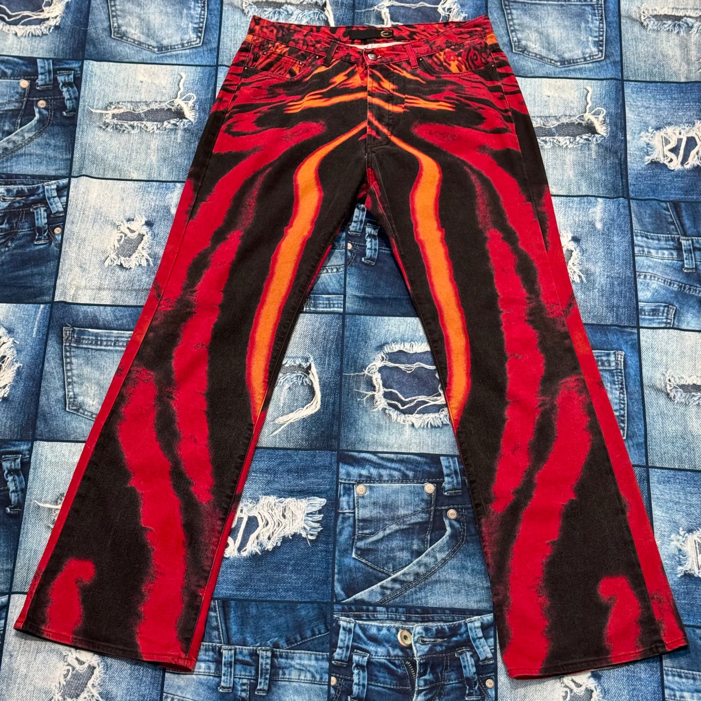 Vintage Roberto Cavalli Abstract Pants