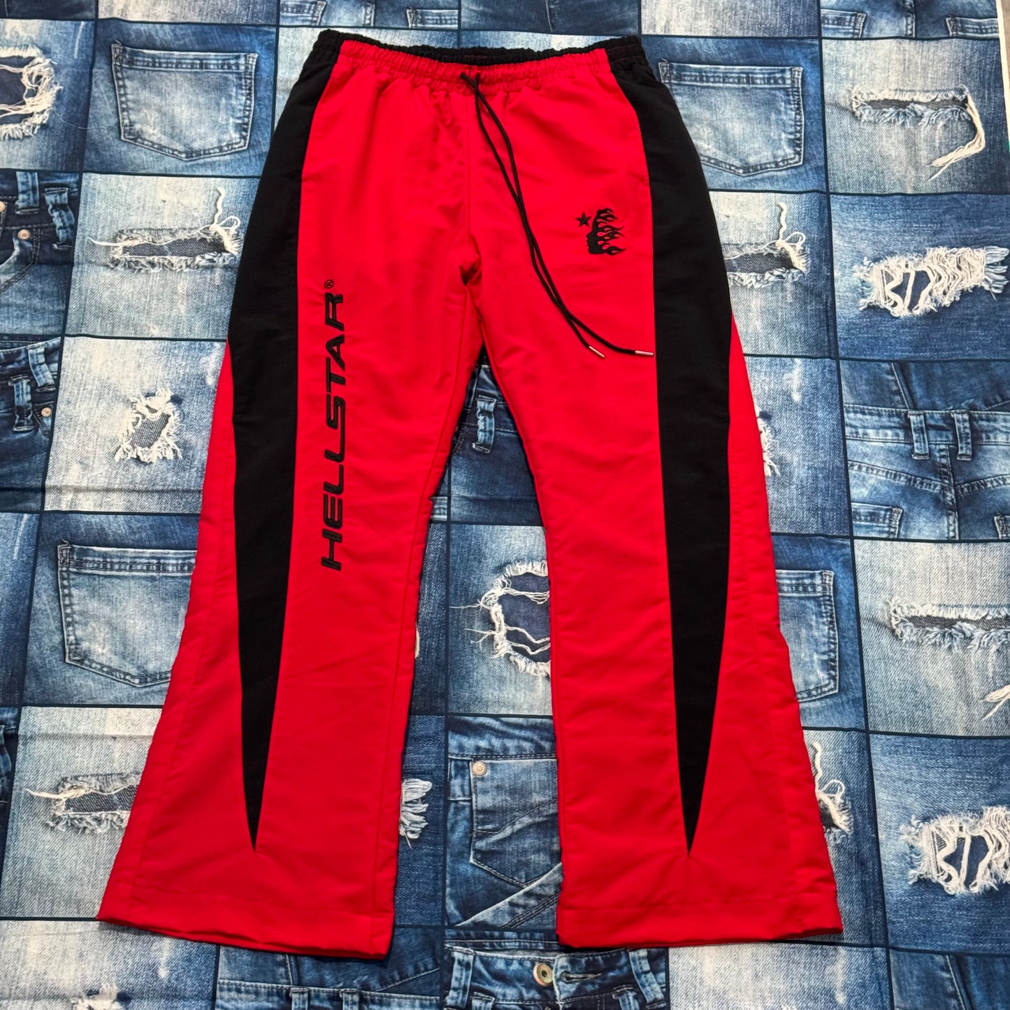 Hellstar Thriller Red Tracksuit Pants