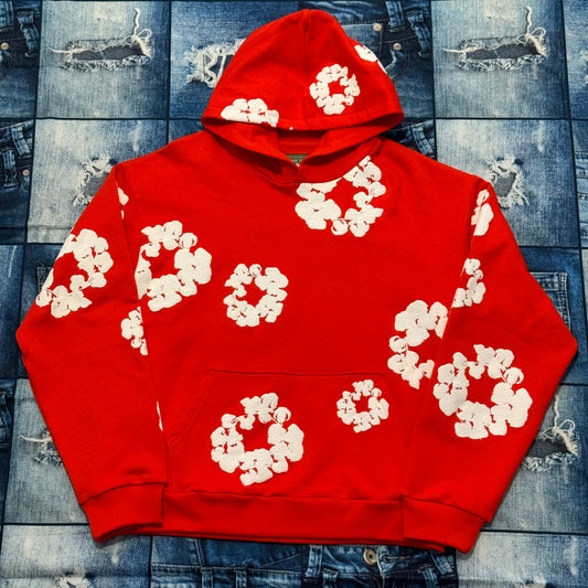 Denim Tears Cotton Wreath Orange Hoodie