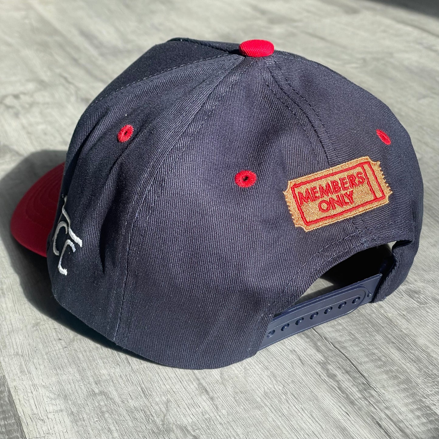 The Clothing Club Members Only Hat “Navy/Red”